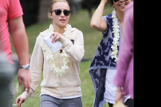 Hayden Panettiere smoking