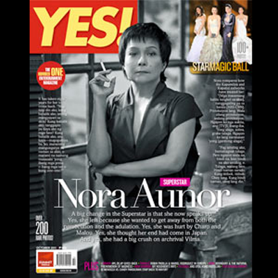 Nora Aunor in Yes! Magazine