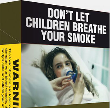 Graphic cigarette pack