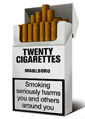 Plain cigarette packaging
