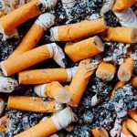 Cigarette butts