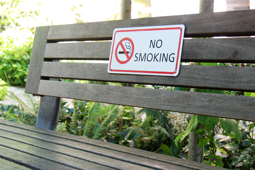 No Smoking in Parks